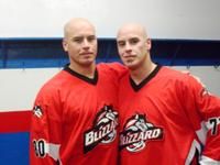 Les jumeaux Émery avec le Blizzard