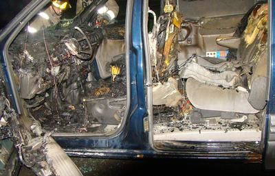 Une  (autre) voiture passe au feu
