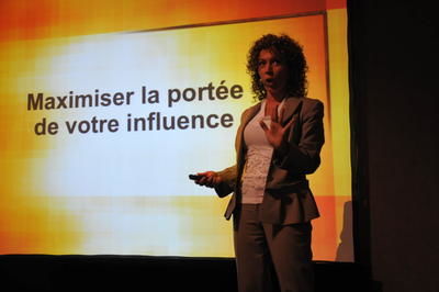 Une conférencière qui a séduit son auditoire