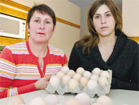 Interdit de donner des oeufs