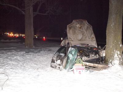 Accident grave à Sainte-Julienne
