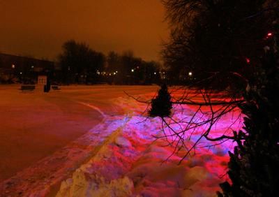 Des lumières sur la piste cyclable