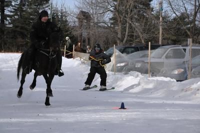 À cheval sur les pistes