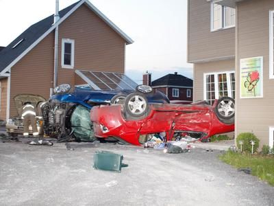 Spectaculaire accident à Joliette