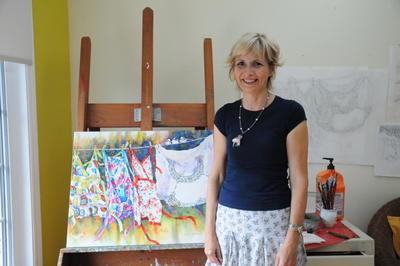 Une passionnée de l'aquarelle
