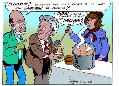 Caricature du 2 novembre 2011