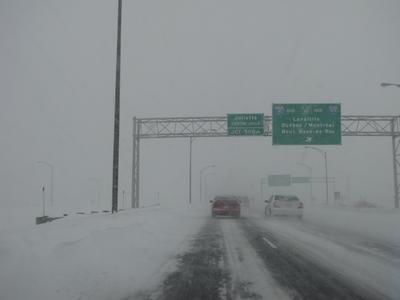 Des conditions difficiles sur les routes de la région