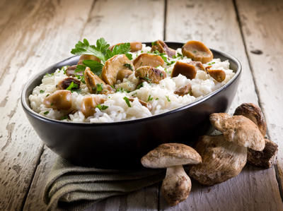 Risotto aux Champignons Sauvages
