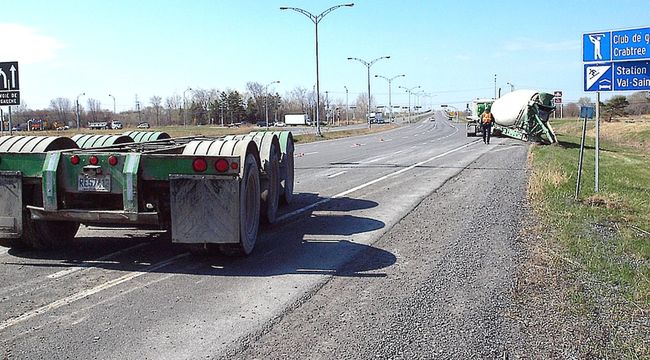 Un chauffeur avec des nerfs en béton