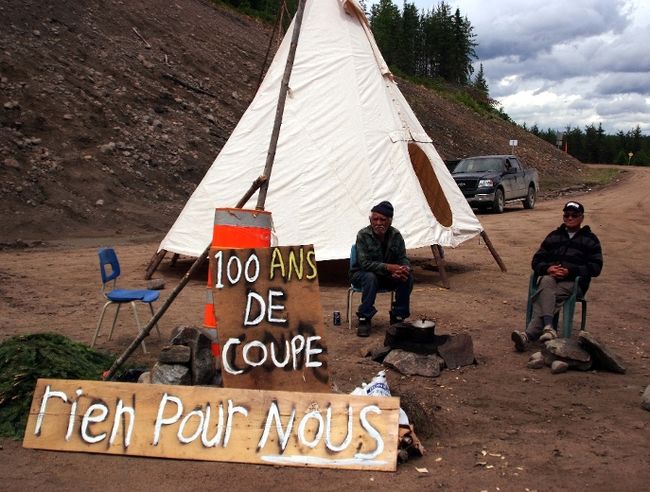Coupe illégale au pays des Atikamekws