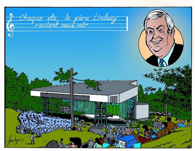 Caricature du 25 juillet du Journal de Joliette