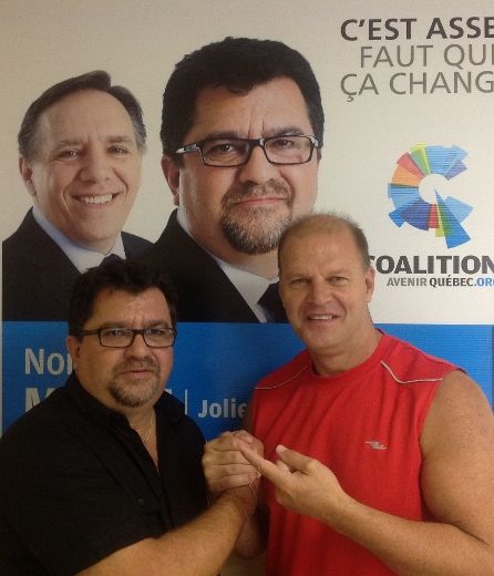 Jacques Rougeau appuie Normand Masse de la CAQ