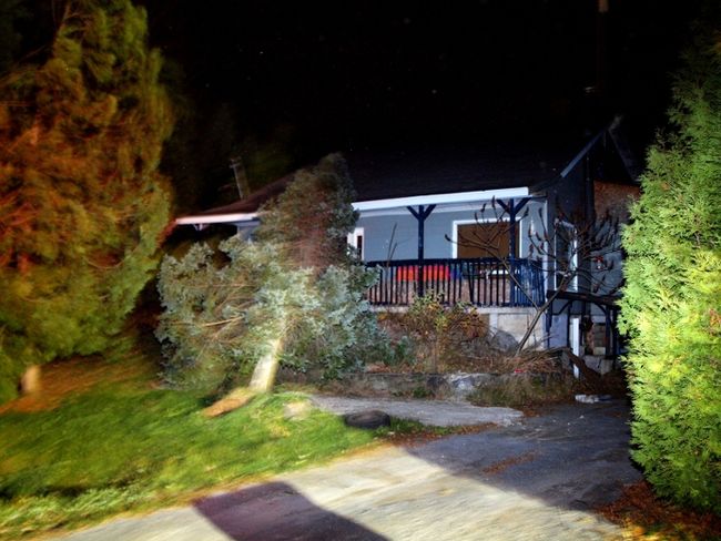 L’ouragan Sandy cause des dommages