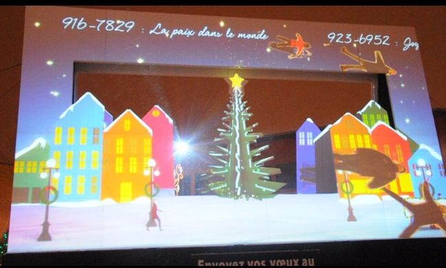 Des messages obscènes sur la Carte Blanche du marché de Noël