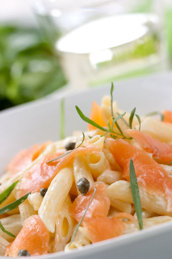 Penne al Salmone Affumicato