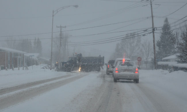 Des conditions routières difficiles