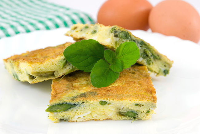 Frittata aux asperges