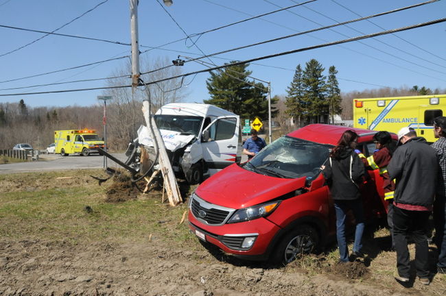 Accident à Rawdon