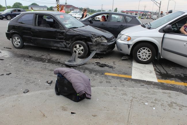 Collision frontale à Saint-Paul