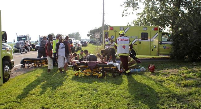 Six blessés à Saint-Norbert