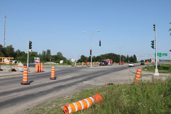 Carrefour turbogiratoire à Joliette : début des travaux