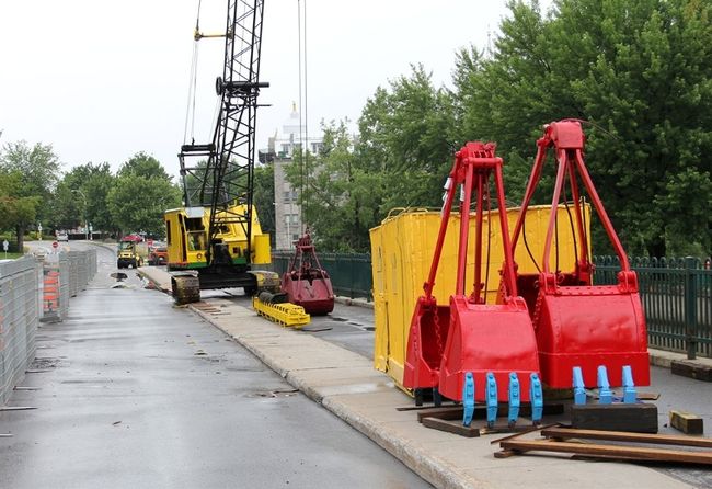 Rivière L’Assomption à Joliette : courte opération de dragage
