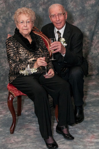 70e anniversaire de mariage pour Georgette Chevrette et Gérald Grégoire
