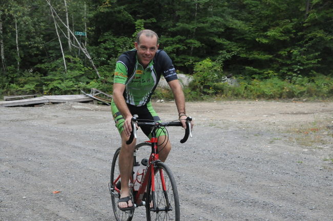 Marc Pepin fait toujours du vélo malgré la maladie