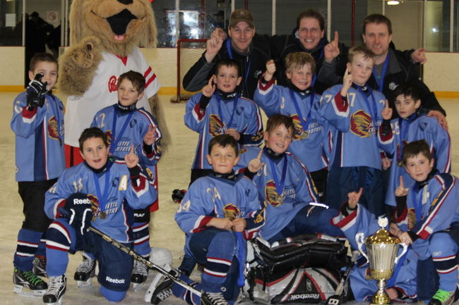 Le Blizzard novice B champion