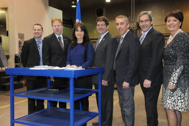 Les sept candidats péquistes visitent Joliette