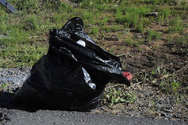 Jusqu’à 200 sacs sont ramassés par jour