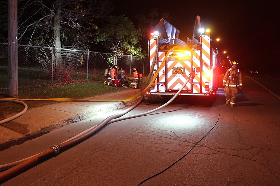 Feu à l’usine Plastrec à Joliette