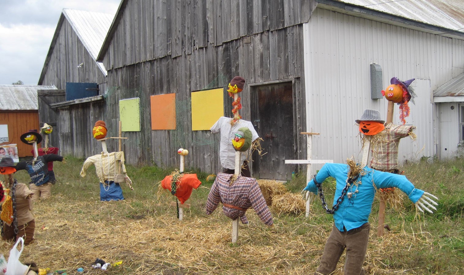 Une exposition d’épouvantails à Ste-Élisabeth 