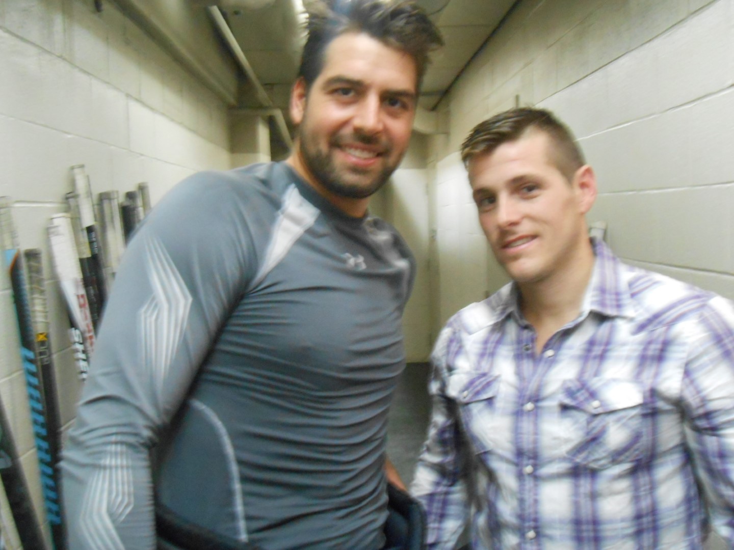Les retrouvailles de Jonathan Dick et David Poulin