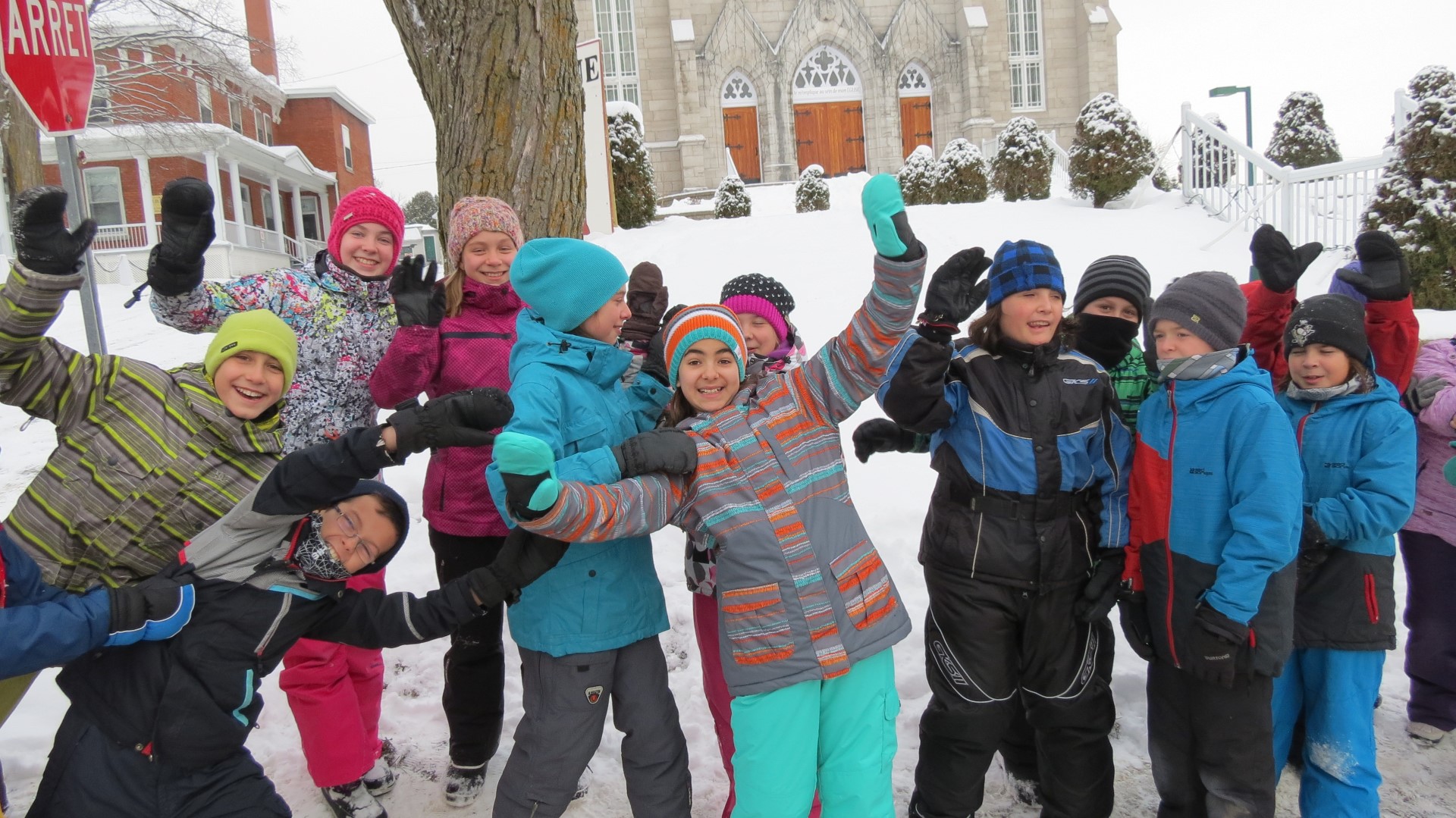 Sainte-Julienne marche pour la journée internationale des droits de l’enfant