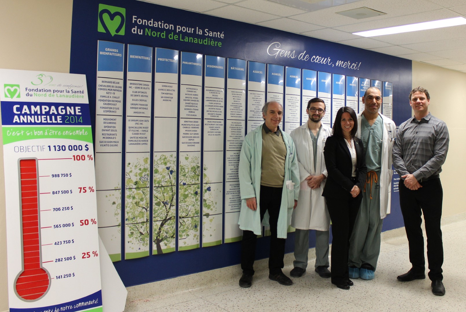 La campagne de financement permet d'amasser 1 750 000$