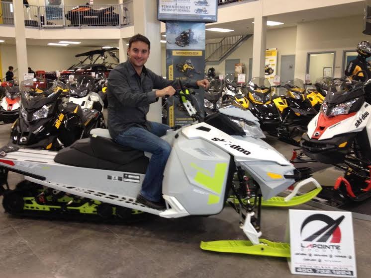 Andrew Ranger à la randonnée du musée Gilles-Villeneuve