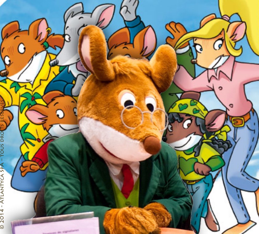 Geronimo Stilton amusera les enfants aux Galeries Joliette