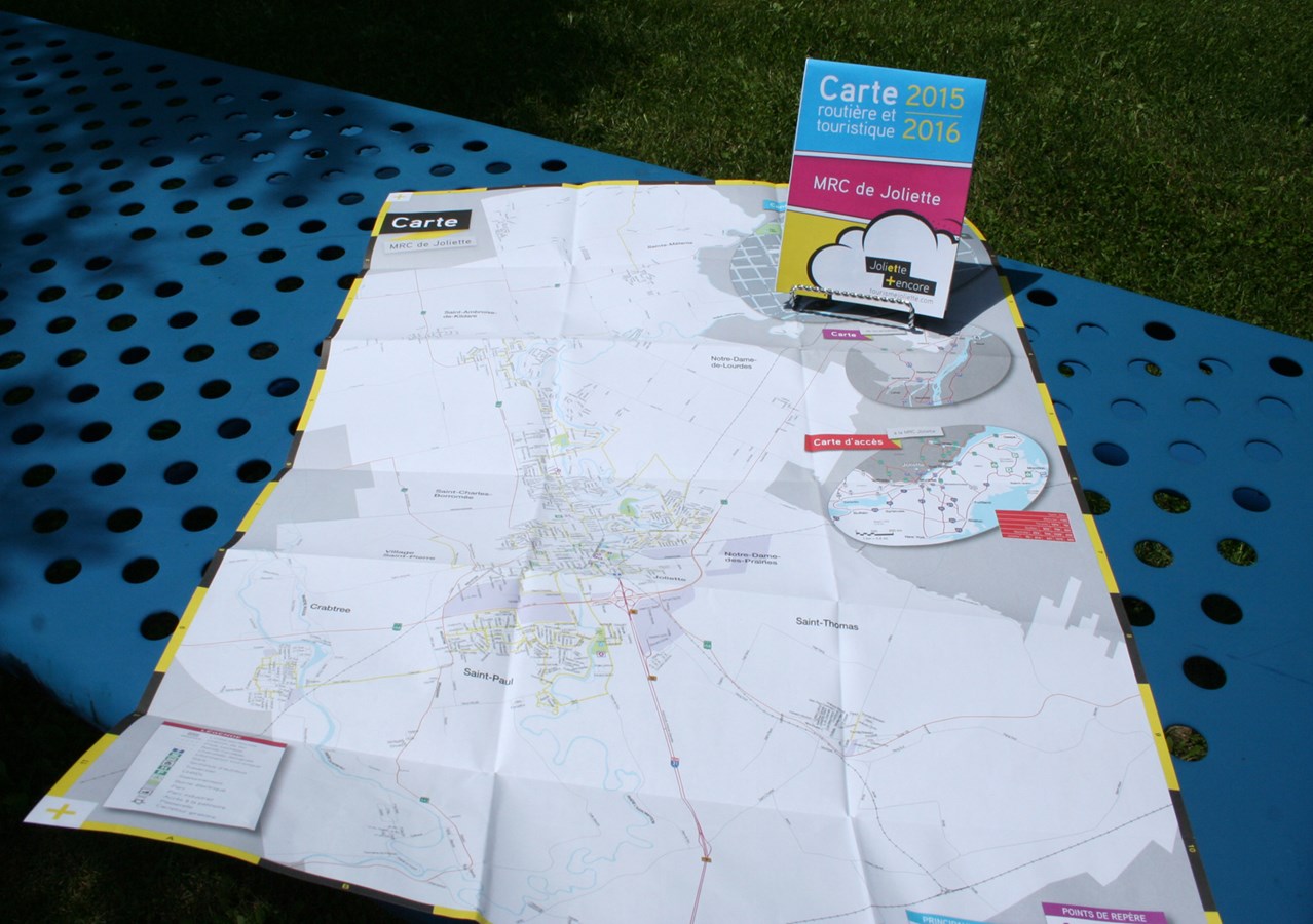 La nouvelle carte routière et touristique de la MRC de Joliette est maintenant disponible