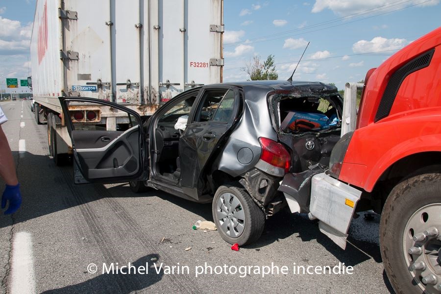 Encore deux accidents sur la 158