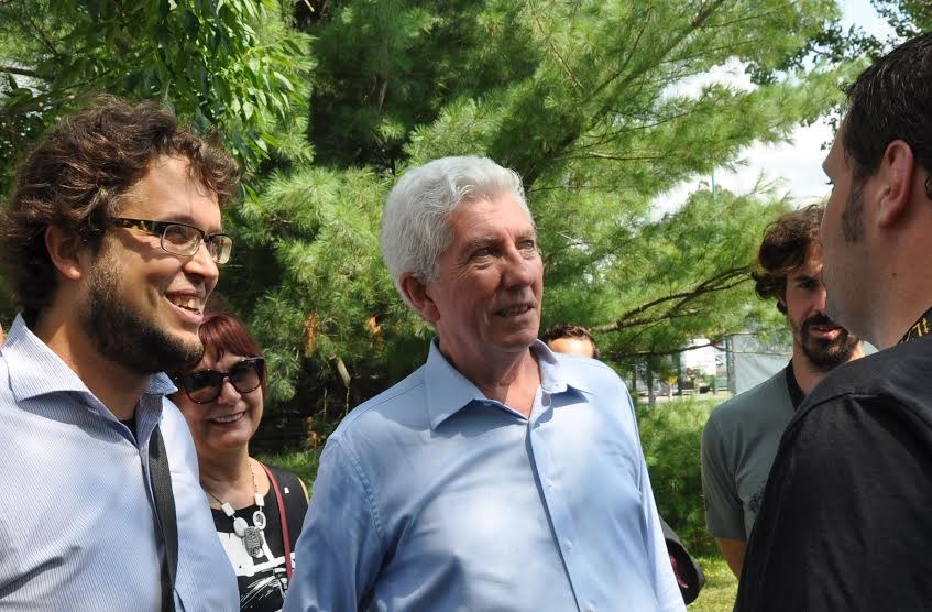 Gilles Duceppe visite Mémoire et Racines