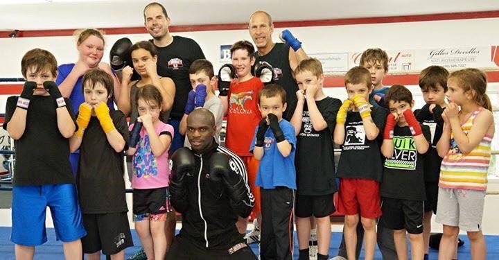 De la grande visite au club de boxe Michel Morin