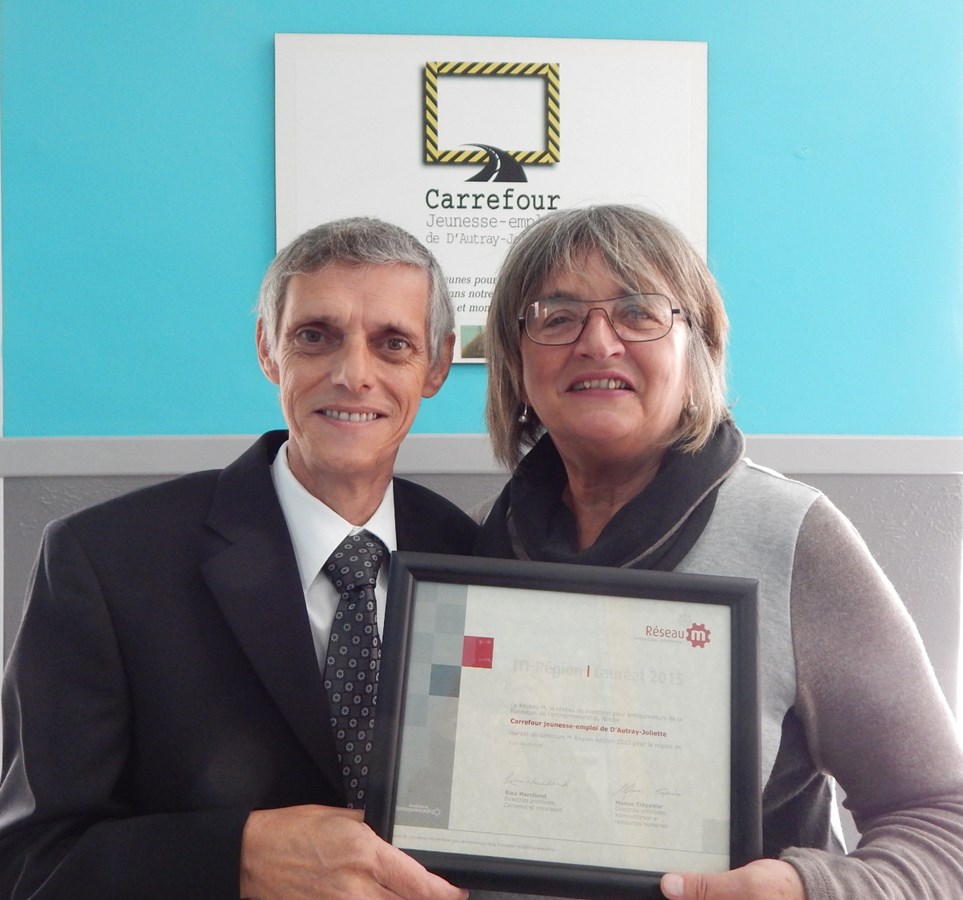 Le Carrefour jeunesse-emploi de D’Autray-Joliette : récipiendaire du prix M-Région