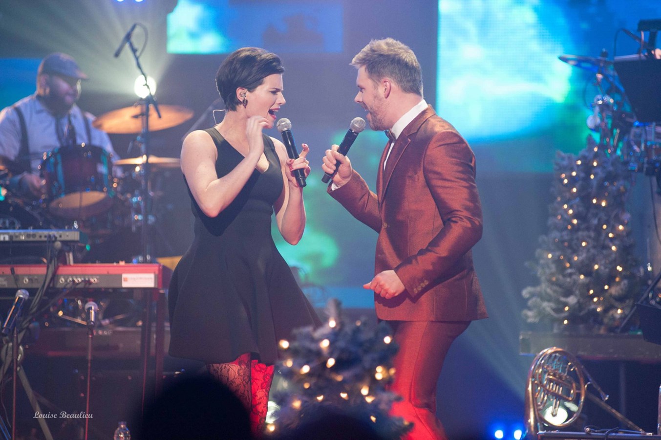 On fête Noël à deux avec Jean-François Breau et Marie-Ève Janvier au Centre culturel de Joliette