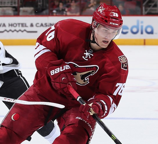 Laurent Dauphin fait ses débuts dans la LNH