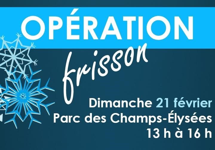 Opération Frisson : une journée d’activité à ne pas manquer