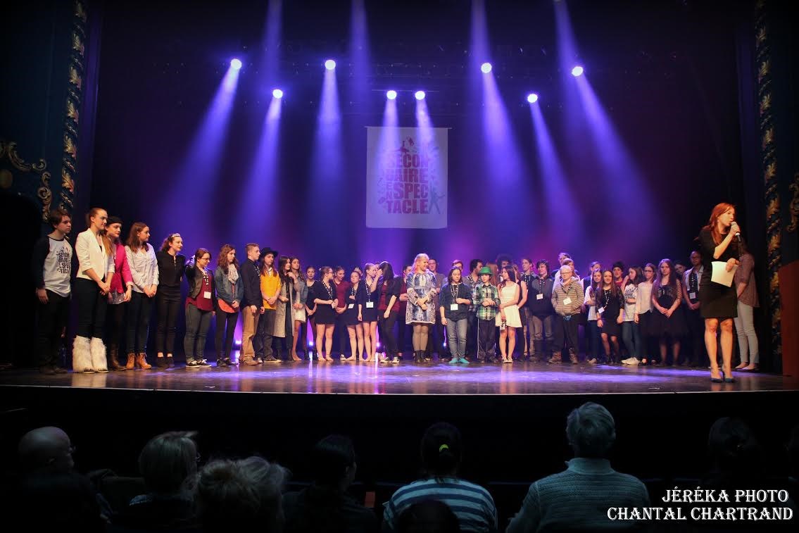 La première finale régionale de Secondaire en spectacle fait sa marque à la salle Rolland Brunelle de Joliette.