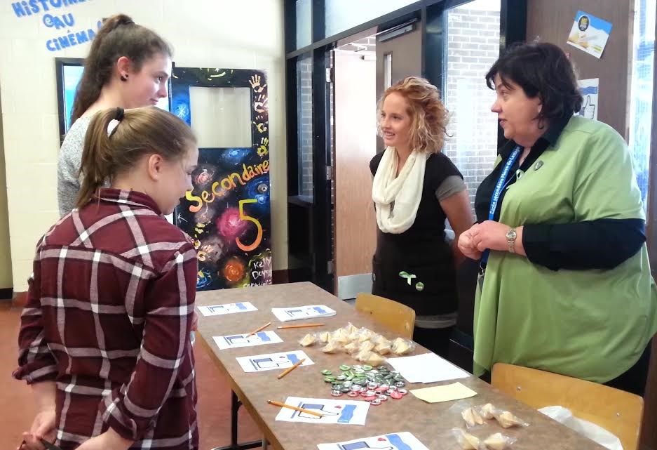 Kiosque de la persévérance scolaire à l’École secondaire Pierre-de-Lestage