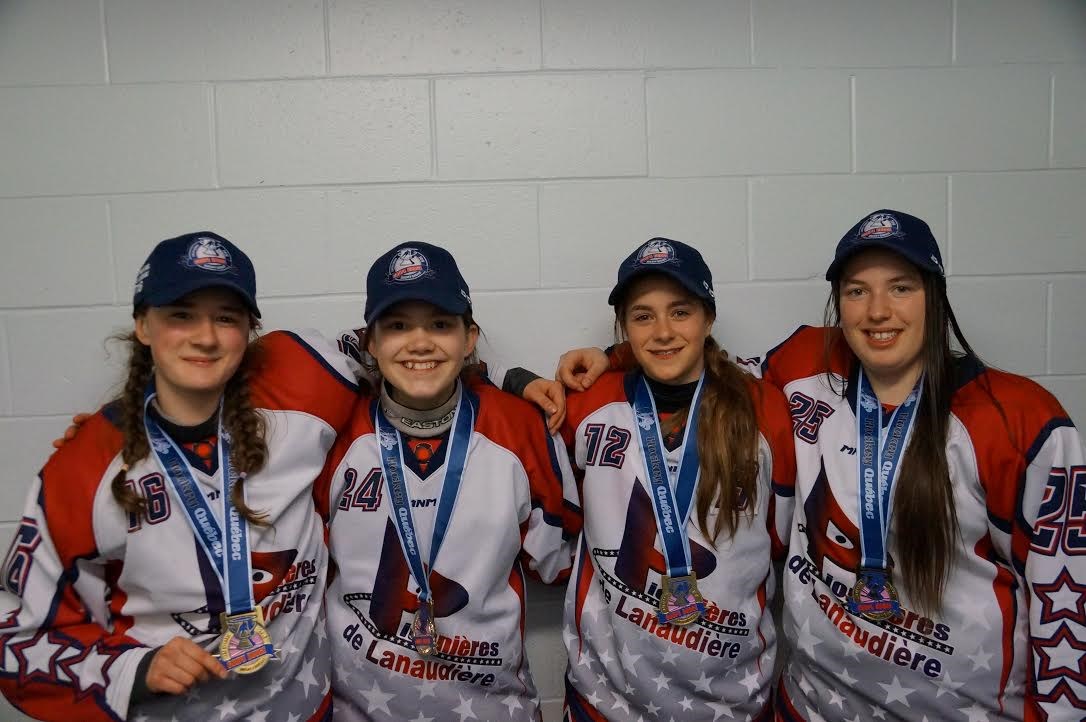 Hockey féminin: Les Pionnières de Lanaudière championnes du Québec