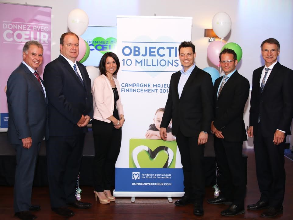 La Fondation pour la Santé du Nord de Lanaudière lance sa première campagne de financement « Donnez avec coeur »
